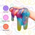 thumbnail image 6 of Kicko Marbled Unicorn Color Slime - 6 Pack Multicolor Galaxy Slime Kit for Sensory Play, Stress Relief, and Education, 6 of 8