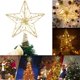 thumbnail image 2 of Estrella para la parte superior del árbol de Navidad con cadena de luces LED Lámpara de estrella brillante para la parte superior del árbol de Navidad para la decoración navideña del hogar, 2 of 10