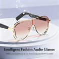 thumbnail image 3 of smart Audio Glasses, Stereo Sound & Touch CONTROL, Noise Cancelling Calls, USB-C Rechargeable, Long Battery Life, Fashion Travel Eyewear, 3 of 10