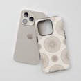 thumbnail image 3 of Geometric Fan For All iPhone Series Protective Phone Case Bohemian Beige Brown, 3 of 7