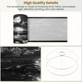 thumbnail image 4 of Lampshades 2 Pack Raven Moon Sea Black White Night Modern Artwork Full Moon Ocean 13"x13"x10" Light Shade for Table Lamps Floor Lamp Shades Lampshade Replacement Easy Assembly, 4 of 8