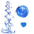 thumbnail image 2 of Techo en forma de corazón Garlands Ceremonia de boda Romántica espiral Streamers Oficina Decoración Decoración DIY Adorno Azul 30 Piezas Inevent HA012510-03, 2 of 7