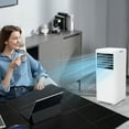 thumbnail image 4 of 8,000 BTU Portable Air Conditioner with Built-In Dehumidifier - Portable AC Unit for Rooms Up to 450 Sq Ft - Remote Control, Window Kit, 3 Fan Speeds, Easy to Move, 4 of 4