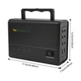 thumbnail image 2 of TFCFL Solar Power Inverter Outdoor Solar Generator Emergency Lighting Charging Portable Power Station, 2 of 18