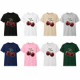 thumbnail image 4 of Cherry Graphic T-Shirt, Unisex Classic Fit Crew Neck Tee, 4 of 9