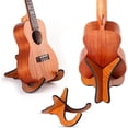 thumbnail image 5 of Soporte plegable portátil de madera para ukelele, mandolina, violín y guitarra, soporte multiinstrumento, 5 of 5