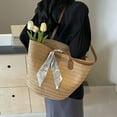thumbnail image 6 of STYLAGO Woven Beach Bags for Women Summer Straw Bag Woven Straw Tote Bag Large Capacity Shoulder Handbags, 6 of 7