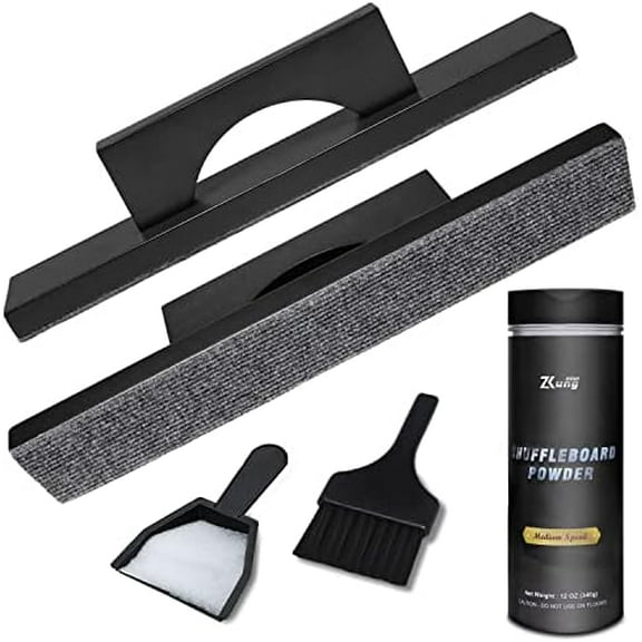 Shuffleboard Wax with Brush Set with Shuffleboard Sand Slow Speed, Shuffleboard Table Brush, Mini Dustpan and Brush for Shuffleboard Table$$Sport & Recreation Other