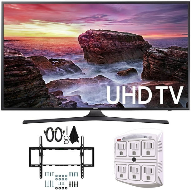 Samsung Un40mu6290 6 Series Flat 39 9 Led 4k Uhd Smart Tv W Wall Mount Bundle Includes