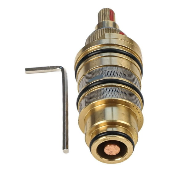 1Pcs Brass Thermostatic Cartridge Temperature Control Valve Shower Bar Mixing Bathroom Accessories For Home Renovation