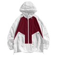 thumbnail image 5 of SHTXOZHI Mens Hiking Jackets Hooded Sun Protective Long Sleeve Coats Casual Outdoor Summer Tops with Zipped Pockets, 5 of 7