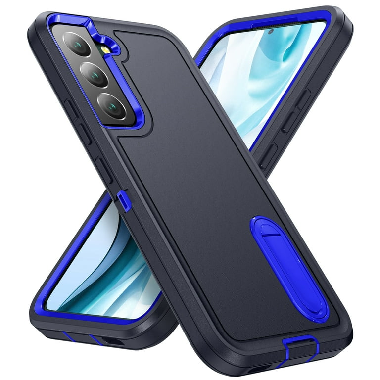 for Samsung Galaxy S23 FE Case: Dual Layer Protective Heavy Duty Cell Phone  Cover Shockproof Rugged with Screen Protector - Military Protection Bumper