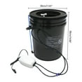 5 Gallon DWC Hydroponic Deep Water Culture Bucket Grow System Tool Kit New US