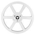 thumbnail image 2 of 1/4, 7 Inch Empty Tape Reel, Aluminum Alloy Open Reel Sound Takeup Reel, Repair Replace Better Sound Recording, 1/4 Inch, 7 Inches, for Reel to Reel Tape Players, 2 of 7