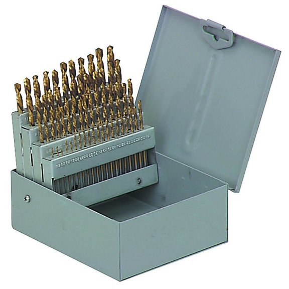 Titanium 1 Thru 60 Number Wire Gauge Numbered Drill Bit Set