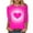 #14, variant on Busydd Valentines Shirts for Women Valentines Day Gifts Trendy Heart Graphic Valentines Shirts Tops Casual 3/4 Sleeve Round Neck T Shirts Plus Size Valentines Day Shirt S-5XL