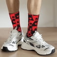 thumbnail image 6 of Pofeuu Playing Cards Print Crew Socks, Adult Running Hiking Socks for Youth and Adult, 6 of 6