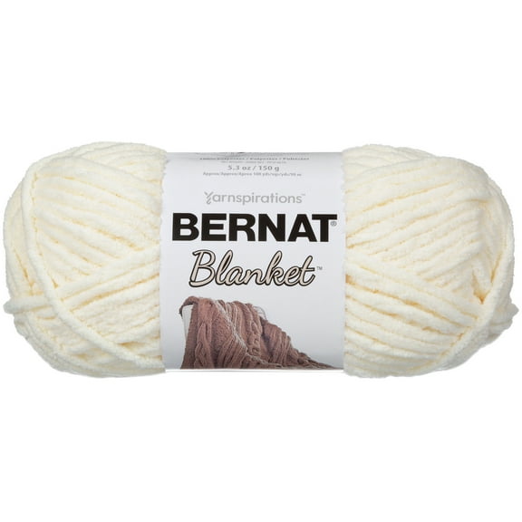 Bernat Polyester Blanket Yarn (150 g/5.3 oz), Vintage White