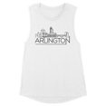 thumbnail image 1 of Skyline Arlington Virginia Women's Muscle Tank Large White, 1 of 5