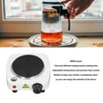 thumbnail image 3 of Electric Mini Electric Stove 500W Multifunctional Adjustable Temperature Small Hot Plate Kitchen Countertop Heater For Milk Water Coffee Tea US Plug 110V, 3 of 8