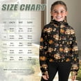thumbnail image 4 of Chririnla Thanksgiving Turkey Cake Print Kids Blouse Shirt with Pocket Oversize Plus Size Girls Hoodies for School for Gym Size 5-6, 4 of 7