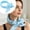 Blue, variant on 1 Pack Cooling Neck Wraps, Neck Cooler Ice Bandanas Scarf for Hot Weather Summer Ultra Running Walking Riding Women Men(Blue)