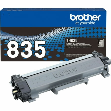 Brother TN835 Original Super High Yield Laser Toner Cartridge Black 1 Each