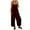 Wine, variant on Diufon Playsuit for Women V Neck Sleeveless Strap Wide Leg Overalls with Pockets Solid Color Rompers