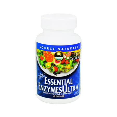 Essential Enzymes Ultra Vegetarian Capsules, Enzyme Supplement - 60