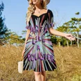 thumbnail image 4 of Vestido sin mangas pequeño SIER GREY y ESTRELLAS BLANCAS vestido de verano vestido de verano para mujer, 4 of 7
