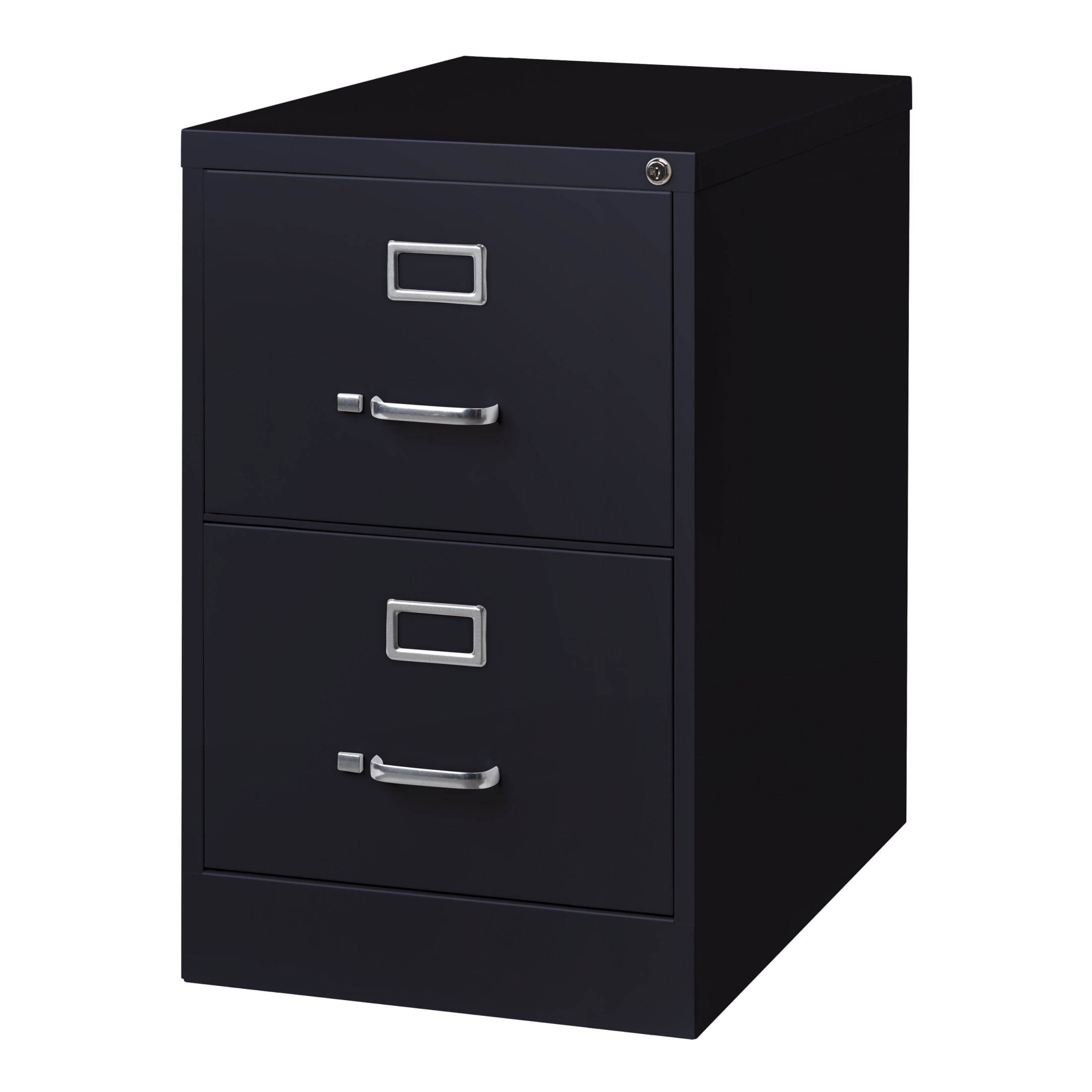 Hirsh 26.5-in Deep Metal 2 Drawer Legal Width Vertical File Cabinet Black