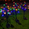 thumbnail image 5 of Luz solar para jardín al aire libre, luces solares decorativas a prueba de agua Lámpara de paisaje para exteriores para jardín, patio, camino, decoración navideña 70 cm Color de luz de control dual TUNC Sencillez, 5 of 5