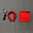 thumbnail image 3 of Women Lady Solid Color Soft Wrap Scarf Fashion Accessory (Red), 3 of 5
