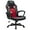 Red, variant on RONG-3 Office Gaming Chair High Back Leather Computer Chairs Ergonomic Height Adjustable Racing Game Desk Chair Executive Conference Task Chair,White