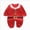 B71-Red, variant on 0-3 Months Newborn Preemie Boys Girls Underwear Pajamas Rompers Home Clothes Baby Boys Girls Bodysuits Cute Cartoon Print Long Sleeved Bodysuits Red Bodysuit Baby Gift