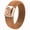Light Brown & Metal-Rose Gold, variant on Rinfit Silicone Rings for Women - Female Rubber Wedding Bands - Metal Infinity Collection