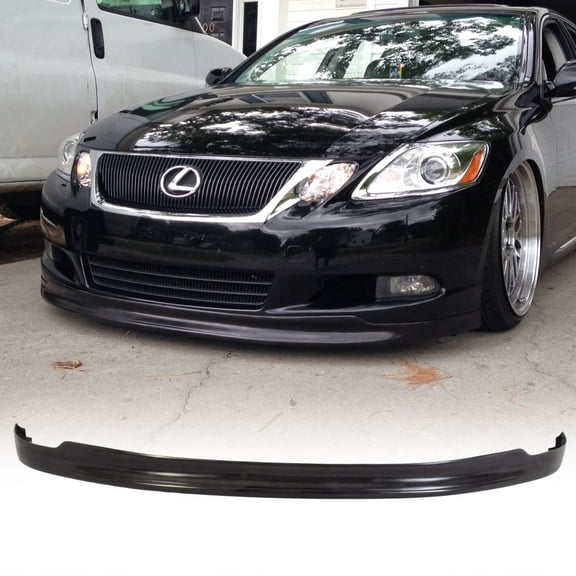 Ikon Motorsports Compatible with 08-11 Lexus GS350 GS460 TTE Style Front Bumper Lip - PU