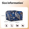 thumbnail image 5 of Fotbe Blue Heron Floral Garden for Four Slice Toaster Cover, Fingerprint Protector, Super Soft Appliance Cover And Dust Cover,Bread Dust Cover & Fingerprint Protection, 5 of 7