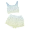 thumbnail image 4 of Conjunto de pijama de terciopelo de doble cara para mujer, para casa, invierno, 1 camiseta + 1 pantalón, camiseta y pantalón de poliéster., 4 of 6