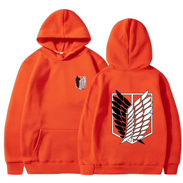 Sudadera con capucha de Attack On Titan para hombre sudaderas con capucha de anime para hombre y mujer ropa de calle jersey con capucha Harajuku Shingeki No Kyojin sudadera ropa Bodega