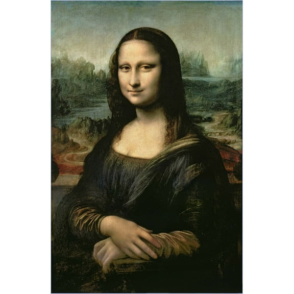 da Vinci "Mona Lisa" (1503) Glossy Poster