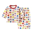 thumbnail image 2 of Toddler Girl Summer Short Outfit Sets Cotton Short Sleeve Tops Tees Shorts Clothing Sets Girls Summer Set 1-13 Years,2-3 Years, 2 of 3