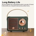thumbnail image 4 of Retro Bluetooth Speaker Mini Wireless Speaker, Outdoor Portable Bluetooth Speaker - Audio Player, 4 of 5