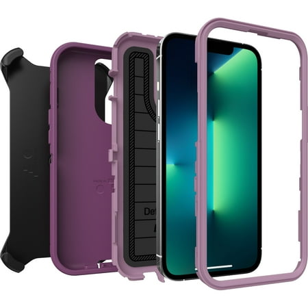 OtterBox - Defender Series Pro Hard Shell for Apple iPhone 13 Pro - Happy Purple