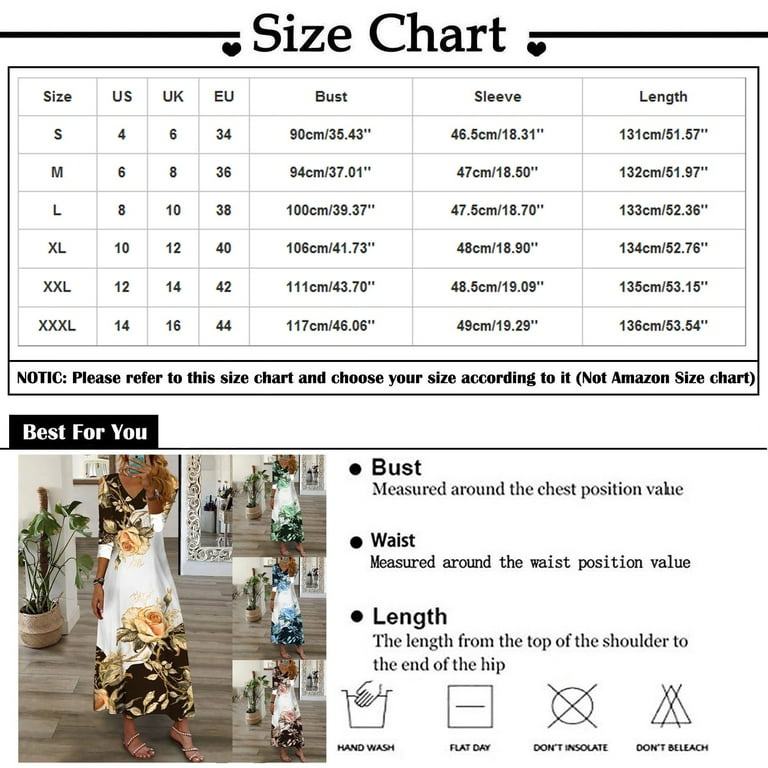 Shein dress size clearance chart