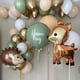 thumbnail image 2 of Globos de aluminio de erizo, zorro, ciervo, Safari, decoración de fiesta de cumpleaños, jungla verde, globo de látex, decoración de fiesta de bebé, bola para niños, 2 of 4