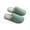 Green, variant on AUDeals Women Linen Cotton Slippers Non Slip Shoes Thick Warm Footwear Fleece Lined House Shoes Dormitory Casual Slippers (Hot Pink, 7)