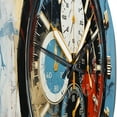 thumbnail image 5 of Designart "Temporal Fusion of a Watch" Fashion Oversized Wall Clock, 5 of 5
