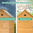 thumbnail image 6 of Barara King Outside Sheds, Oversized Storage Shed,Wooden Outdoor Lockable Garden Tool Storage, 6 of 8