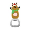 thumbnail image 2 of Cartoon Christmas Beer Bottle Opener Magnetic Refrigerator Sticker Household Tool with Festive Design & Stainless Steel, 2 of 6